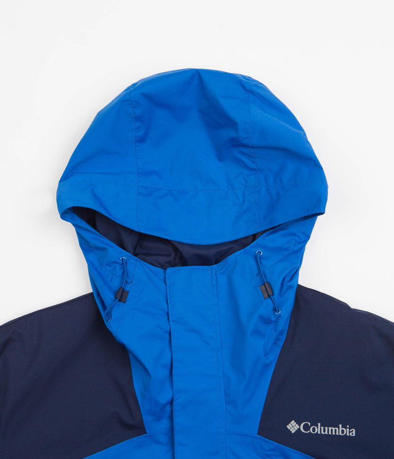 Columbia Ten Trails Jacket in Bright Indigo and Collegiate Navy