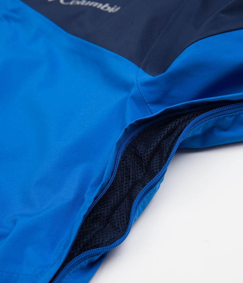 Columbia Ten Trails Jacket in Bright Indigo and Collegiate Navy