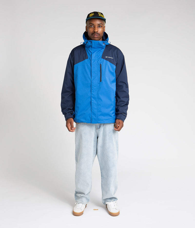 Columbia Ten Trails Jacket in Bright Indigo and Collegiate Navy