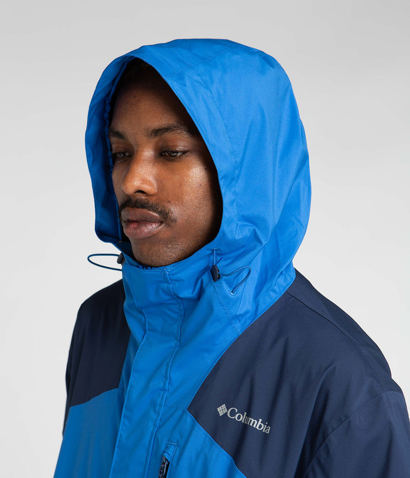 Columbia Ten Trails Jacket in Bright Indigo and Collegiate Navy