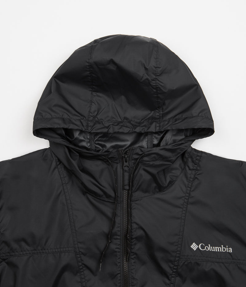 Columbia Trail Traveler Windbreaker Jacket in Black