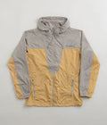 Columbia Trail Traveler Windbreaker Jacket in Light Camel and Flint Grey