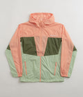 Columbia Trail Traveler Windbreaker Jacket in Sage Leaf and Canteen / Apricot Fizz