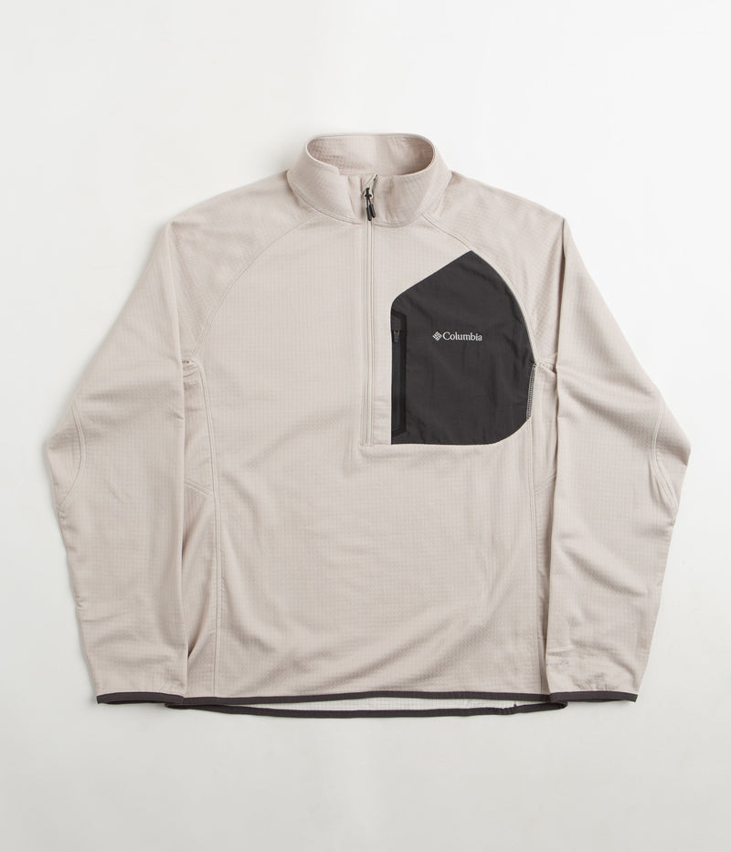 Columbia Triple Canyon Half Zip Fleece in Dark Stone