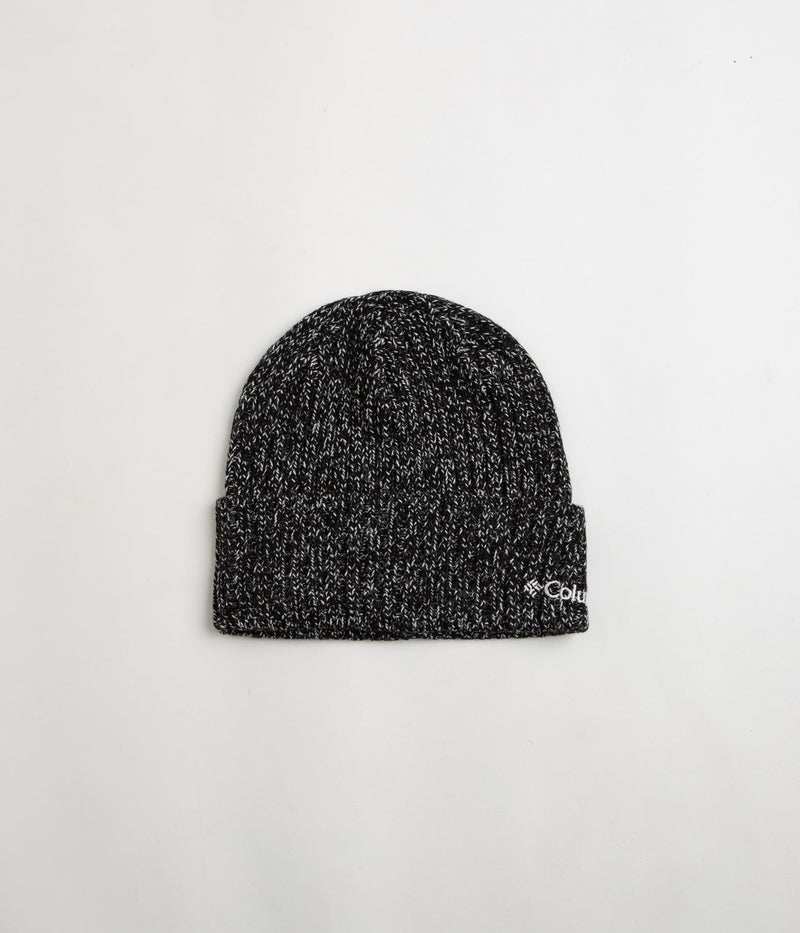 Columbia Watch Cap Beanie in Black and White Marled