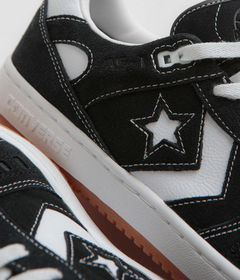 Converse AS-1 Pro Ox Shoes in Black and White / Gum