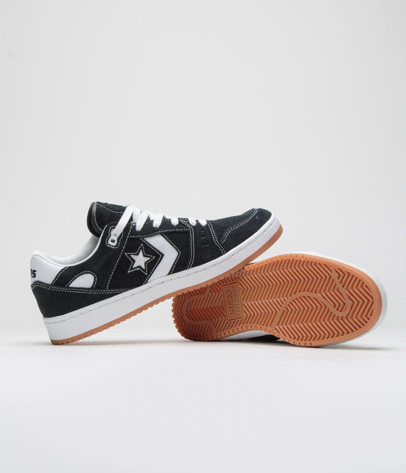 Converse AS-1 Pro Ox Shoes in Black and White / Gum