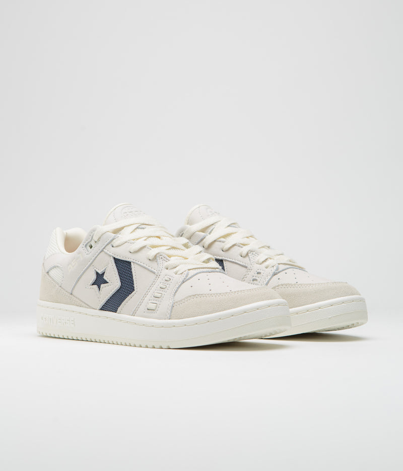 Converse AS-1 Pro Ox Shoes in Egret and Navy / Red