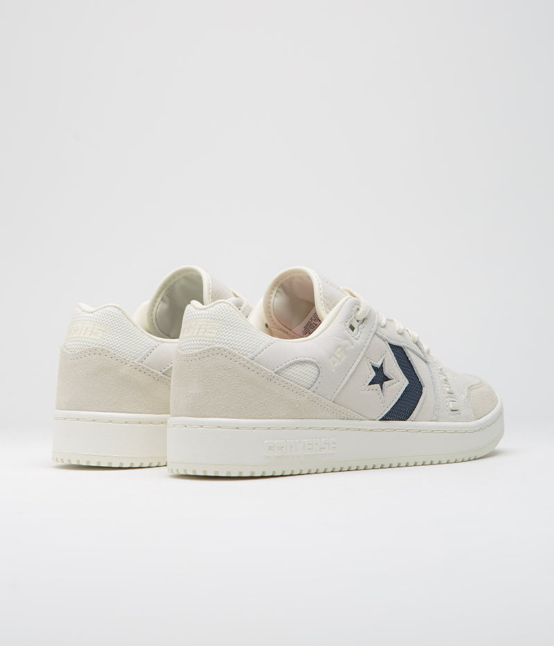 Converse AS-1 Pro Ox Shoes in Egret and Navy / Red