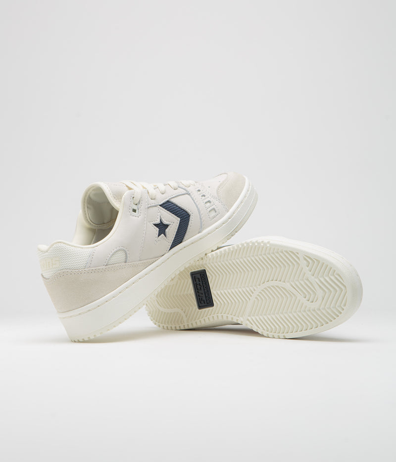 Converse AS-1 Pro Ox Shoes in Egret and Navy / Red