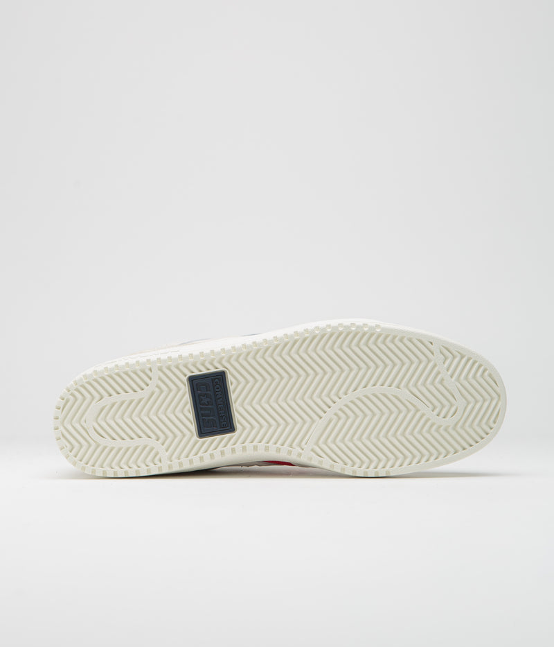 Converse AS-1 Pro Ox Shoes in Egret and Navy / Red