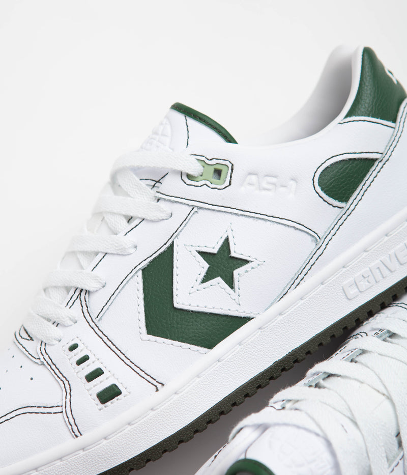 Converse AS-1 Pro Ox Shoes in White and Fir / White