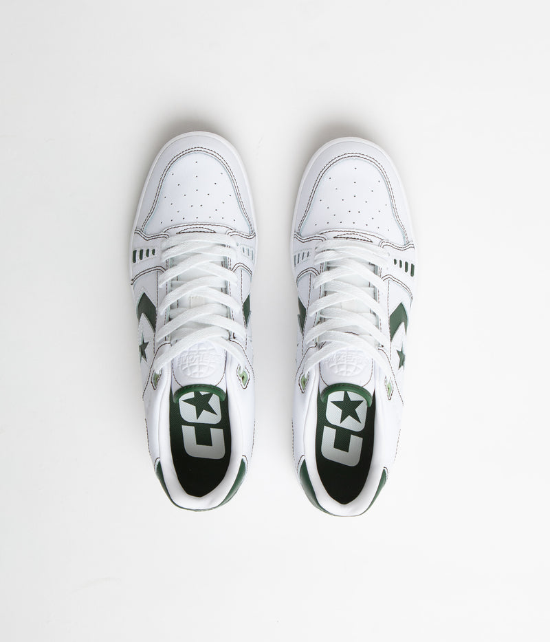 Converse AS-1 Pro Ox Shoes in White and Fir / White