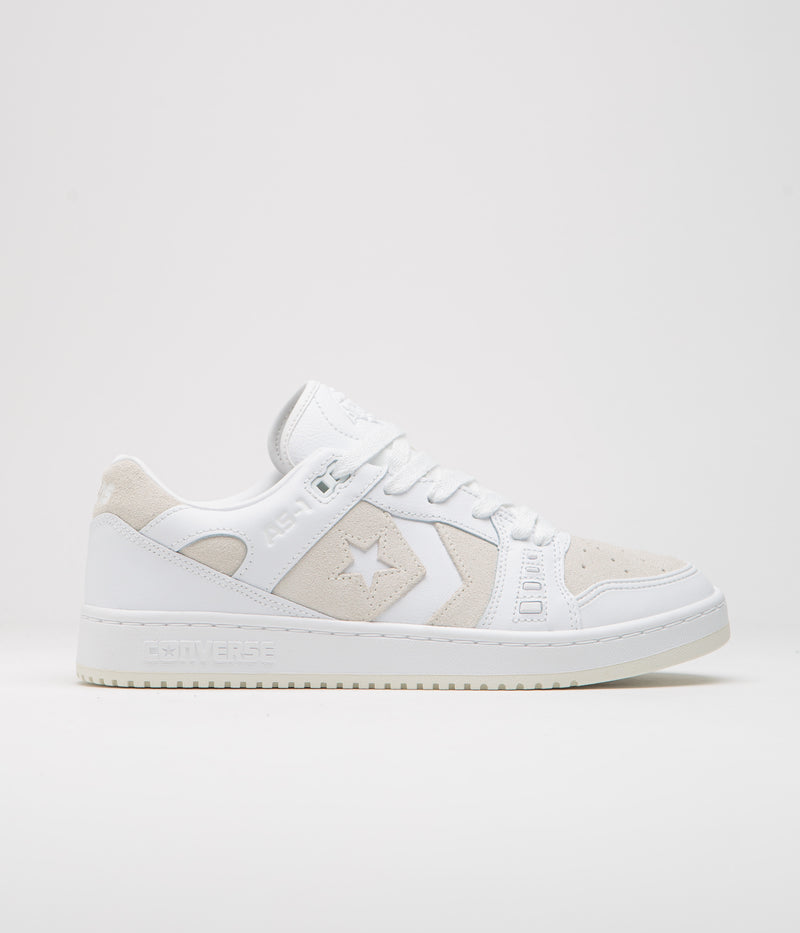 Converse AS-1 Pro Ox Shoes in White and Vaporous Gray / White