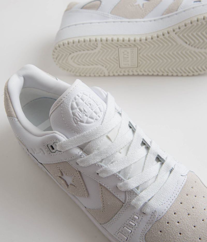 Converse AS-1 Pro Ox Shoes in White and Vaporous Gray / White