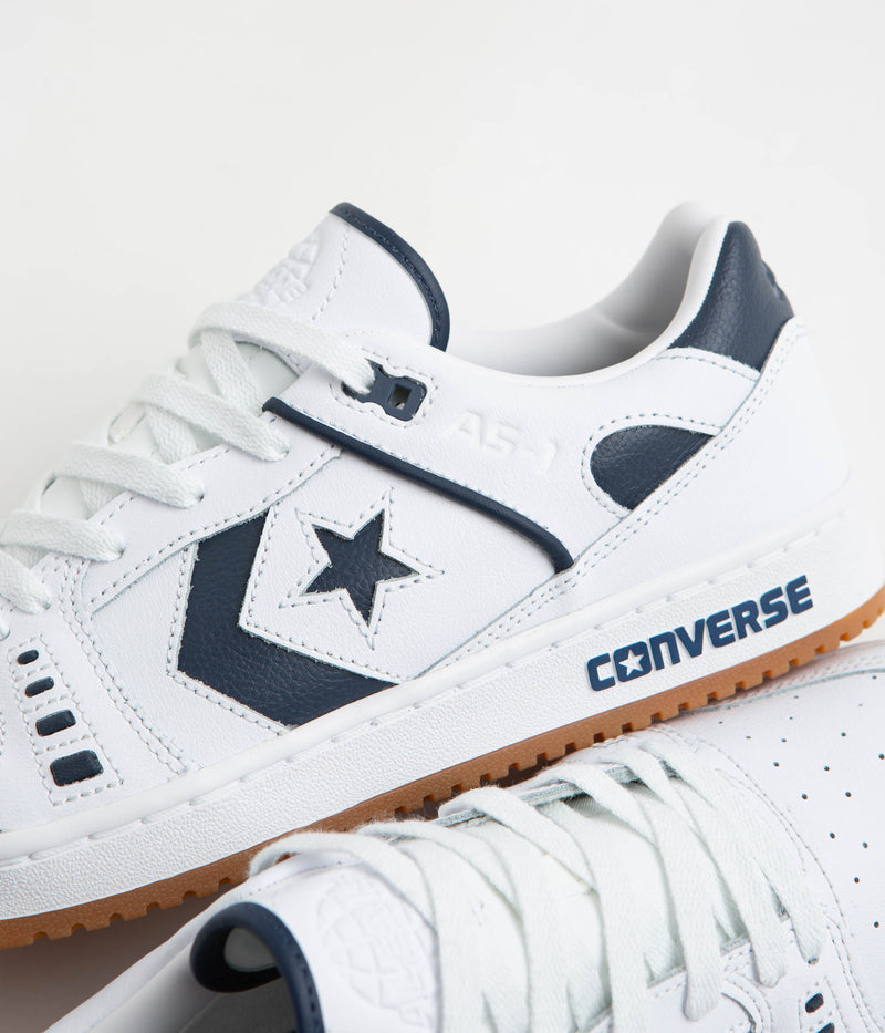 Converse AS-1 Pro Shoes in White and Navy / Gum