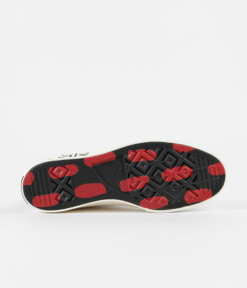 Converse Chuck 70 Hi Keith Haring Shoes in Egret and Black / Red