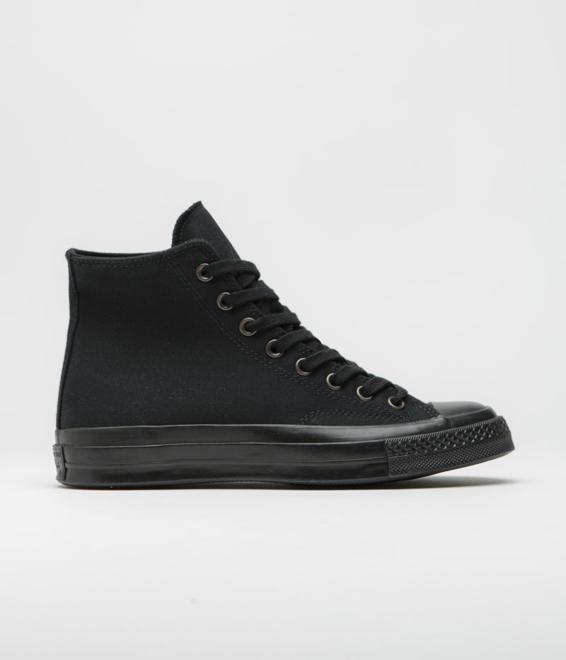 Converse Chuck 70 Hi Shoes in Black and Almost Black / Black