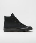 Converse Chuck 70 Hi Shoes in Black and Almost Black / Black