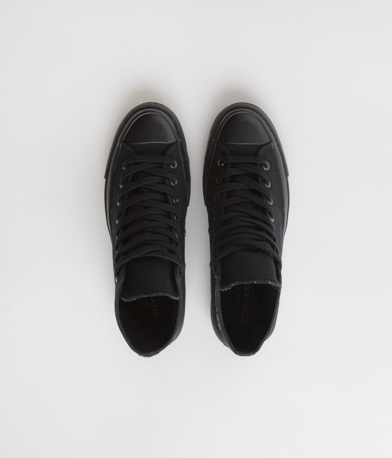 Converse Chuck 70 Hi Shoes in Black and Almost Black / Black