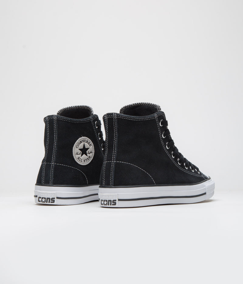 Converse Cons CTAS Pro Hi Shoes in Black and Black / White