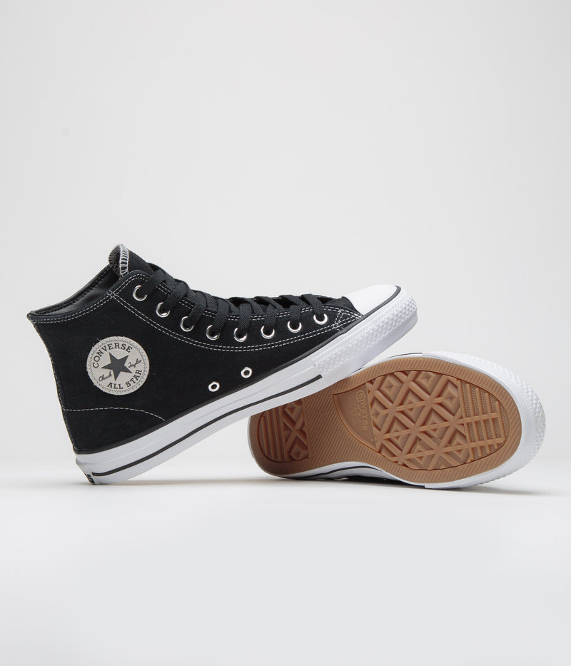 Converse Cons CTAS Pro Hi Shoes in Black and Black / White