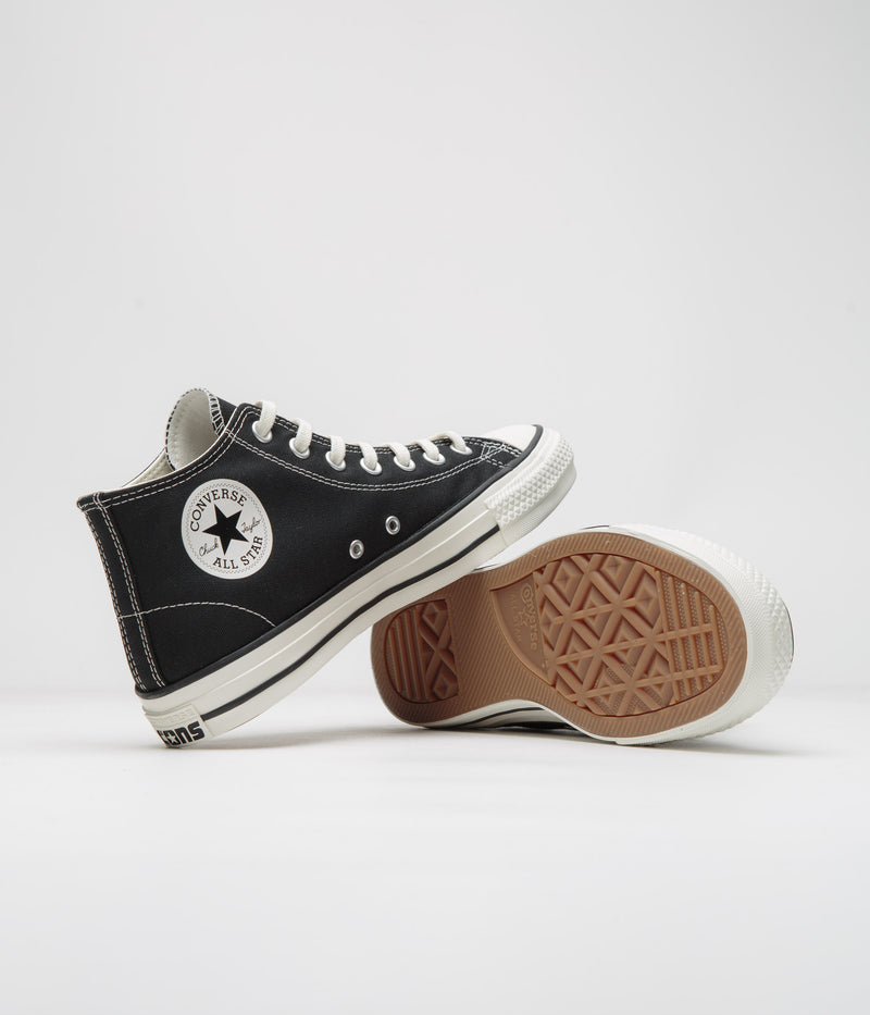 Converse Cons CTAS Pro Mid Cut Off Shoes in Black and Black / Egret