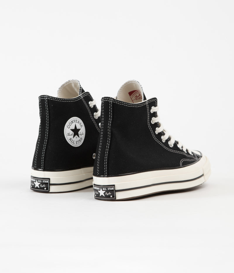 Converse CTAS 70's Hi Shoes in Black and Black / Egret
