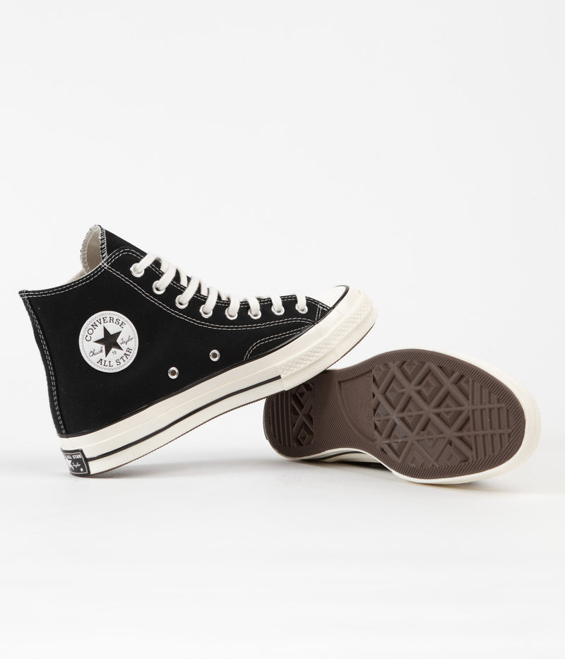 Converse CTAS 70's Hi Shoes in Black and Black / Egret