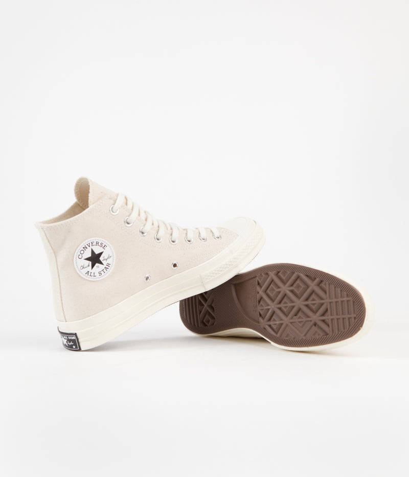 Converse CTAS 70's Hi Shoes in Natural and Black / Egret