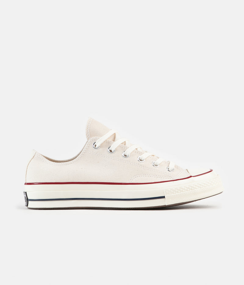 Converse CTAS 70's Ox Shoes in Parchment and Garnet / Egret