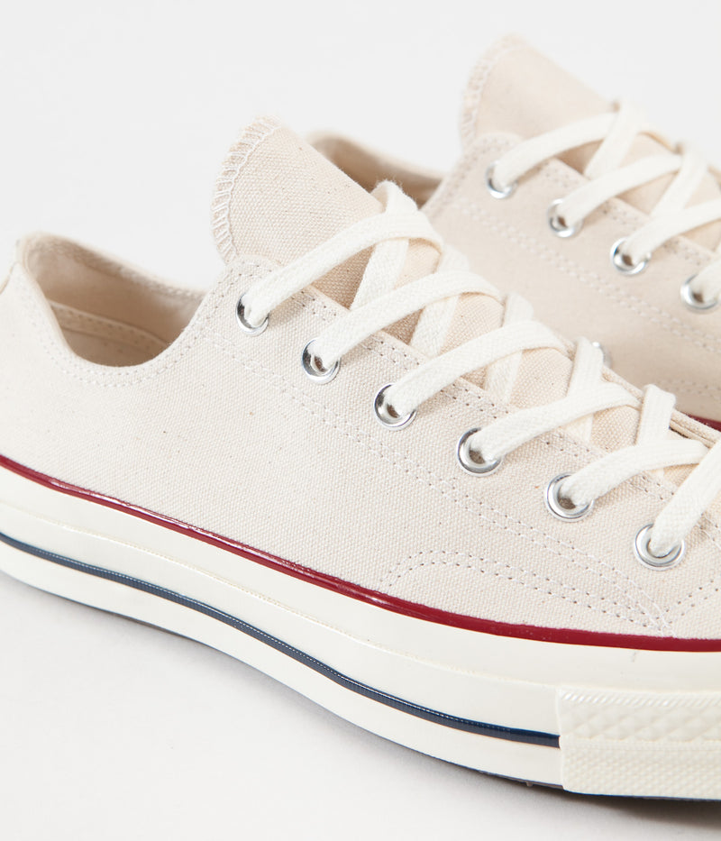 Converse CTAS 70's Ox Shoes in Parchment and Garnet / Egret