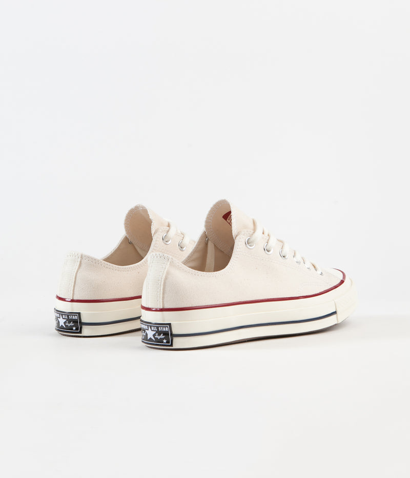 Converse CTAS 70's Ox Shoes in Parchment and Garnet / Egret