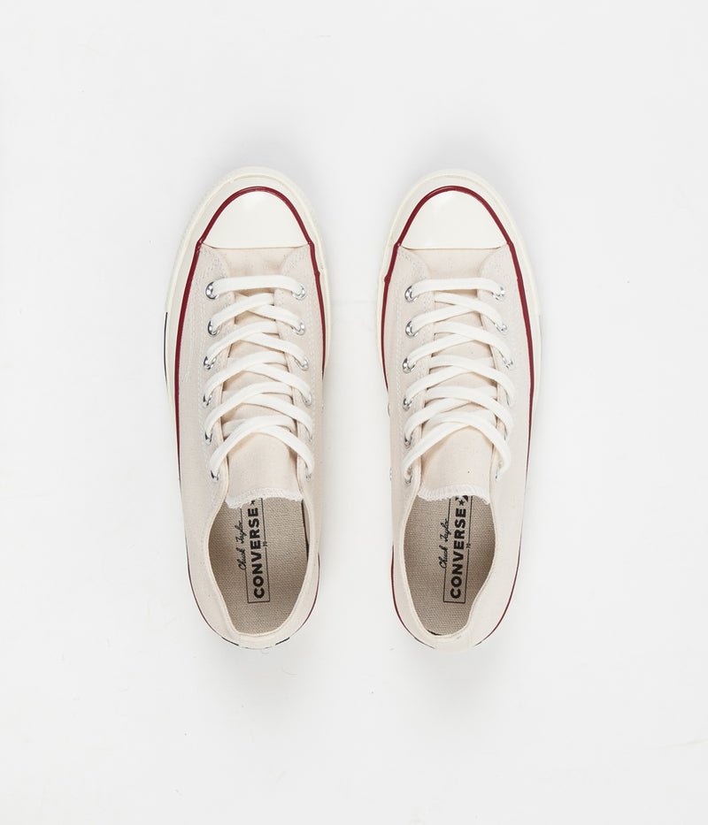 Converse CTAS 70's Ox Shoes in Parchment and Garnet / Egret