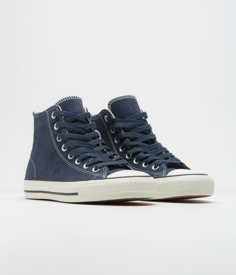 Converse CTAS Pro Hi Shoes in Navy and Egret / Black
