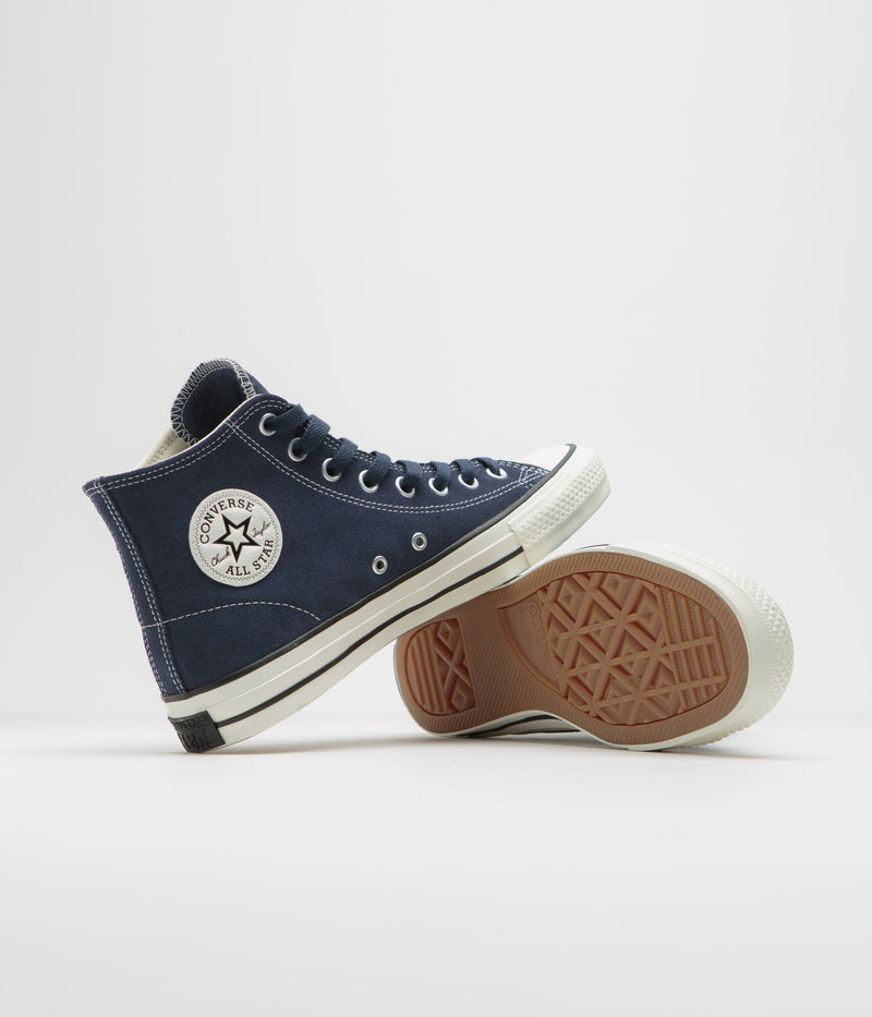 Converse CTAS Pro Hi Shoes in Navy and Egret / Black