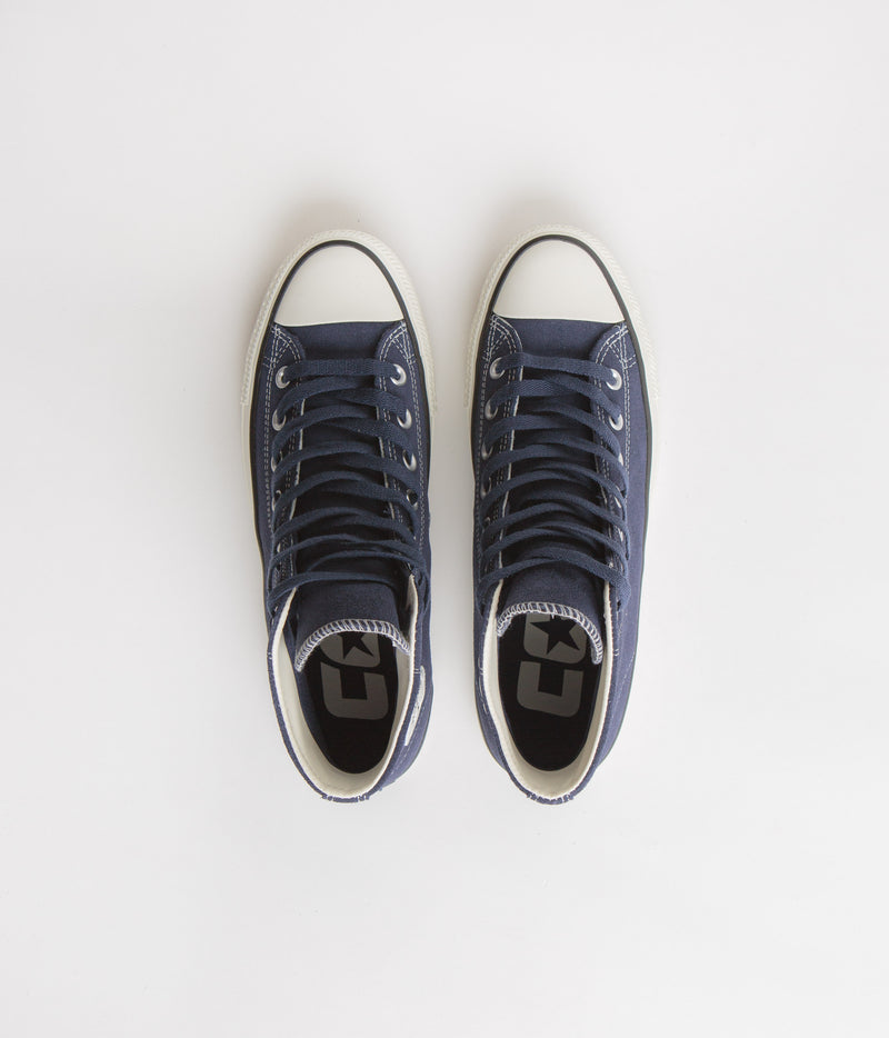 Converse CTAS Pro Hi Shoes in Navy and Egret / Black