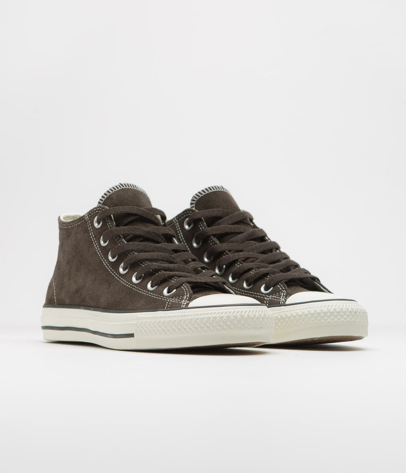 Converse CTAS Pro Mid Shoes in Fresh Brew and Egret / Black