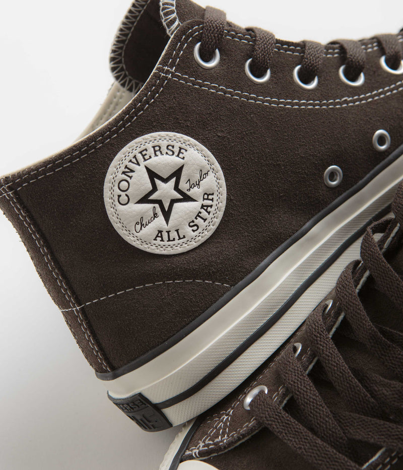 Converse CTAS Pro Mid Shoes in Fresh Brew and Egret / Black