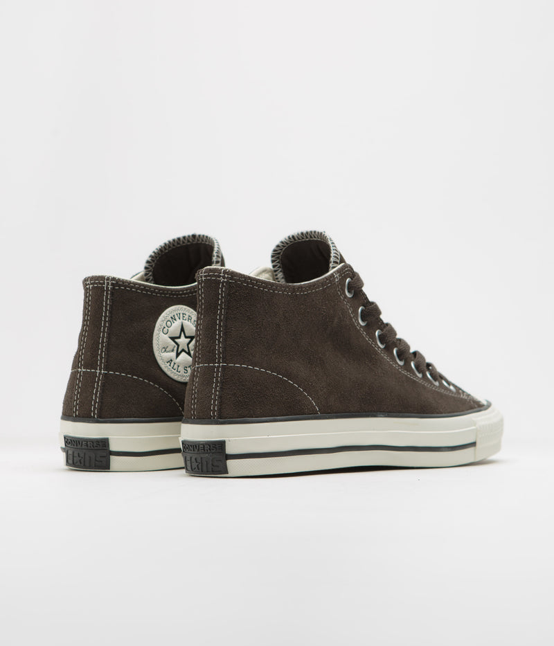 Converse CTAS Pro Mid Shoes in Fresh Brew and Egret / Black