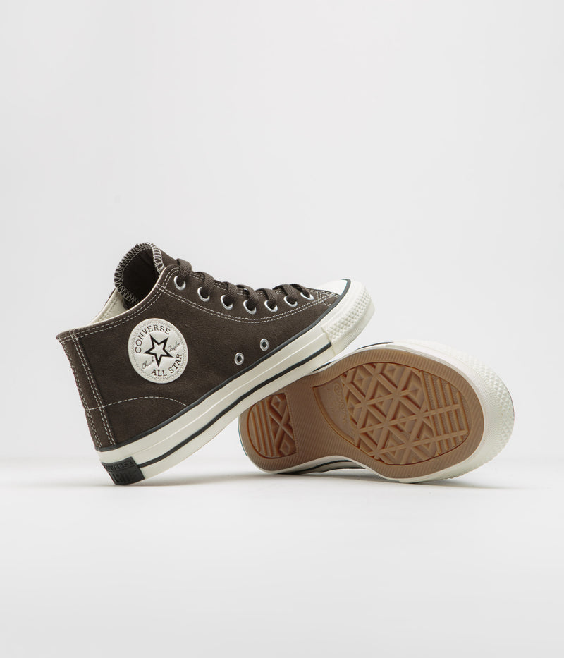 Converse CTAS Pro Mid Shoes in Fresh Brew and Egret / Black