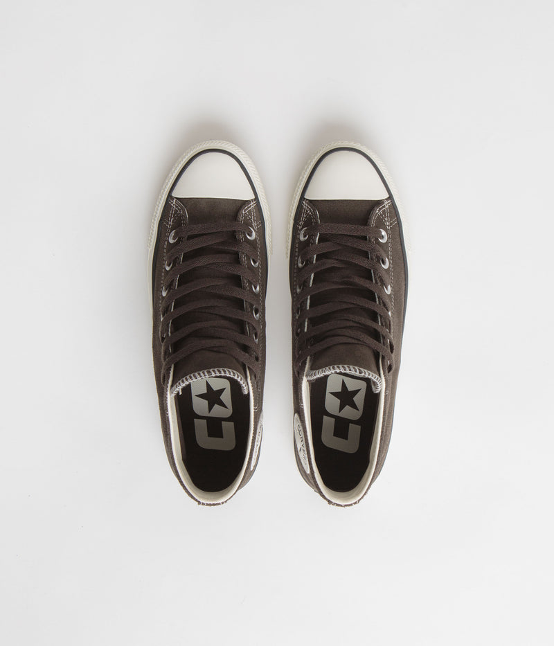 Converse CTAS Pro Mid Shoes in Fresh Brew and Egret / Black