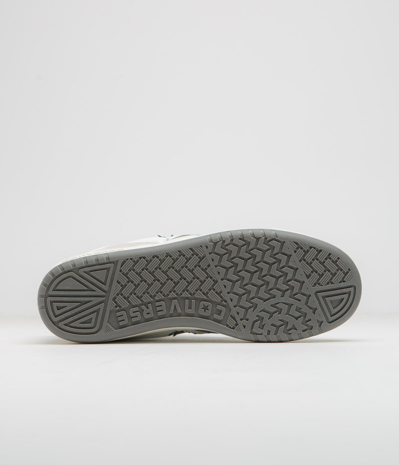 Converse Fastbreak Mid Shoes in White and Vaporous Grey / White