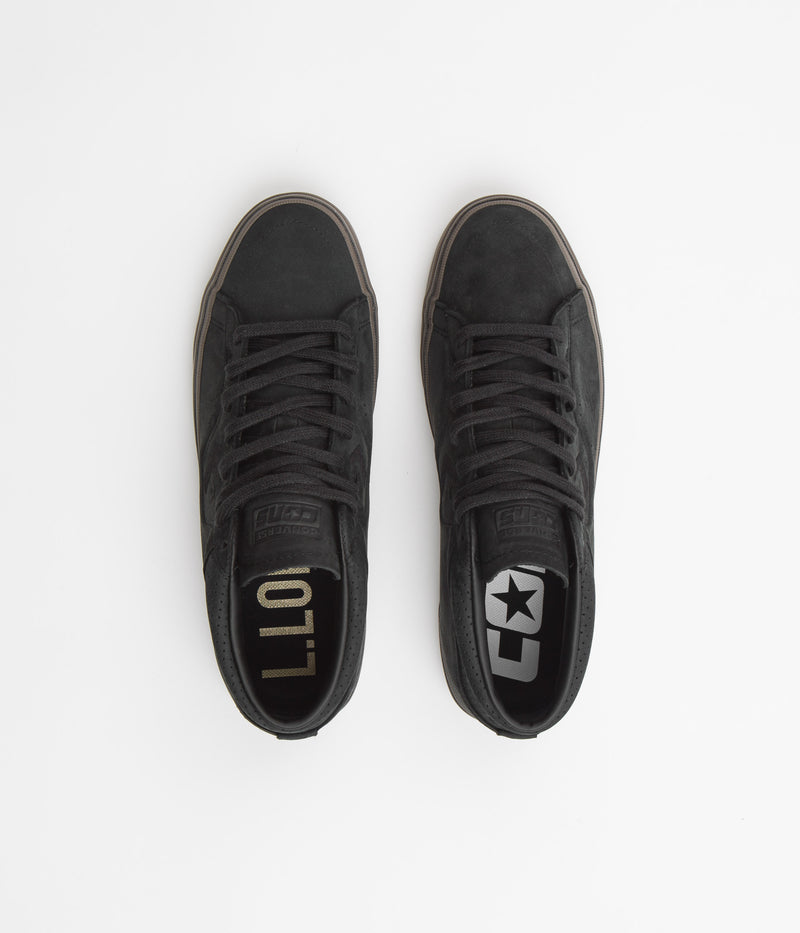 Converse Louie Lopez Pro Mid Shoes in Black and Black / Dark Mushroom