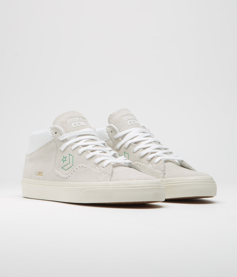 Converse Louie Lopez Pro Mid Shoes in Vaporous Gray and White