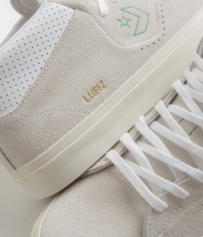 Converse Louie Lopez Pro Mid Shoes in Vaporous Gray and White