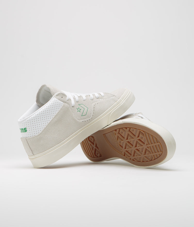 Converse Louie Lopez Pro Mid Shoes in Vaporous Gray and White