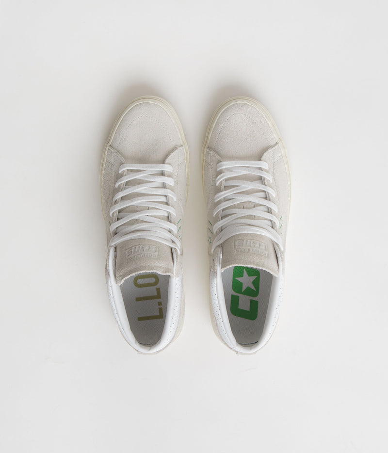 Converse Louie Lopez Pro Mid Shoes in Vaporous Gray and White