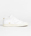 Converse Louie Lopez Pro Mono Leather Shoes in White and White / Egret