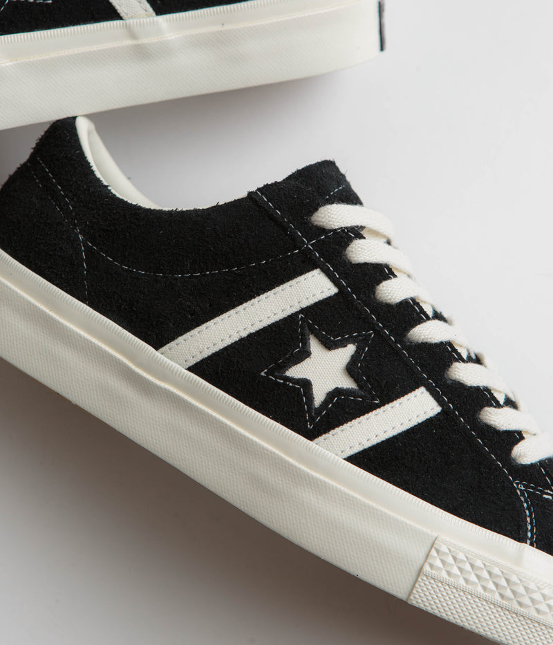 Converse One Star Academy Pro Shoes in Black and Egret / Egret
